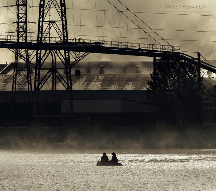 Misty morning at River Kokemäenjoki 9.9.2011.